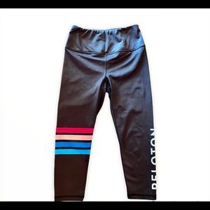 Peloton leggings (small) and sports bra (medium)